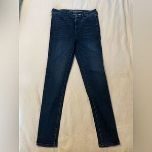 American Eagle Outfitters Dark Blue Skinny Jeans